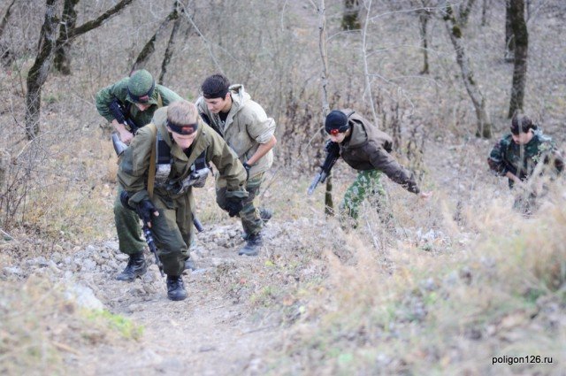 Военный лазертаг - ориентирование